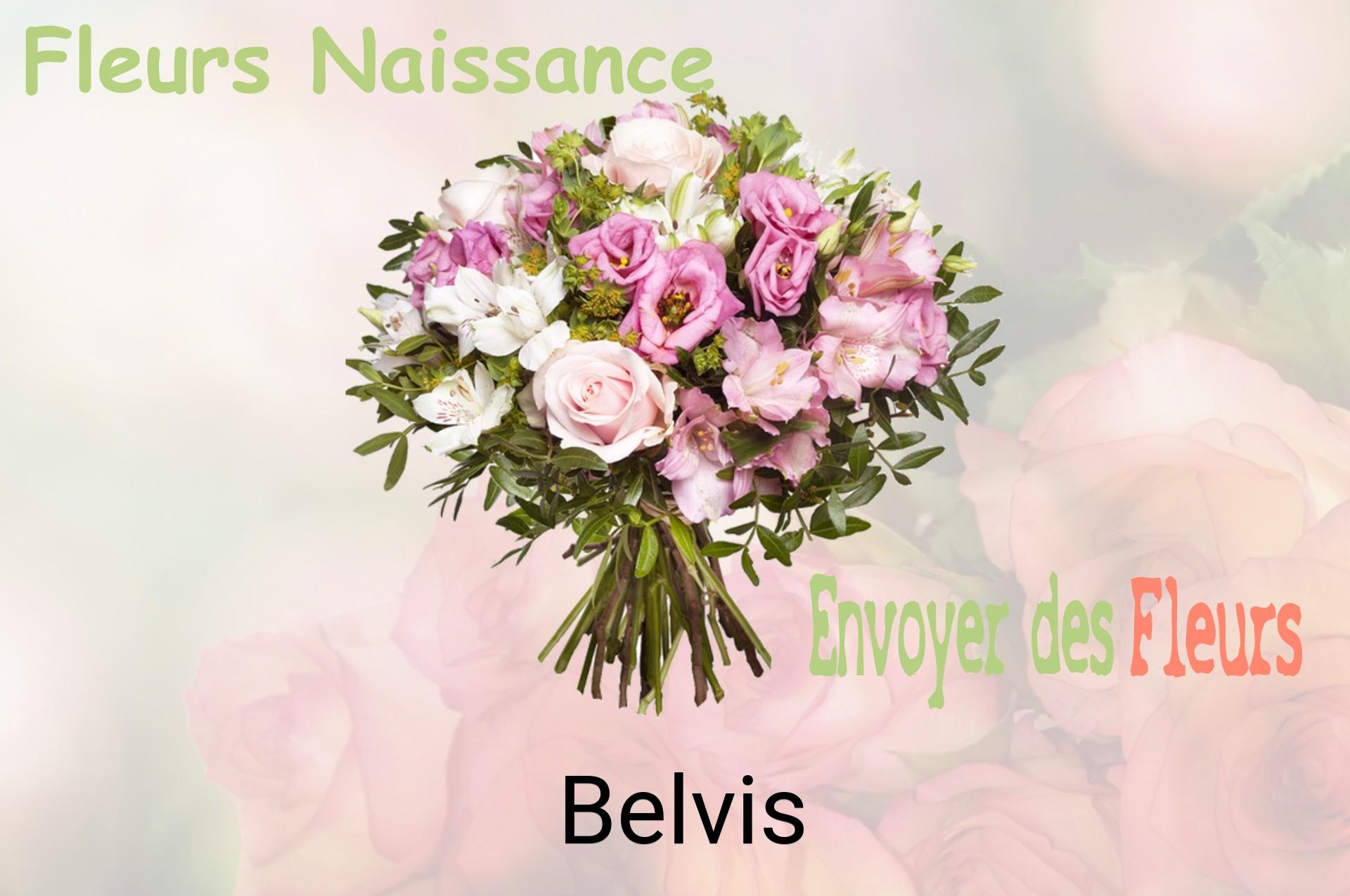 Bouquet de fleurs de naissance livré à Belvis